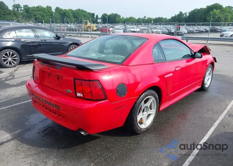 2002 Ford Mustang Gt из США, поврежденный, VIN 1FAFP42X32F161388